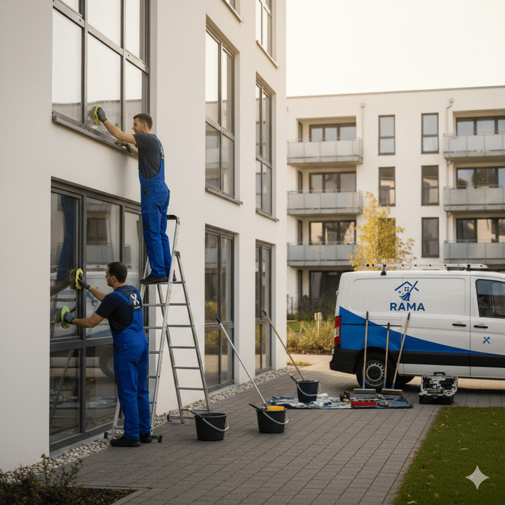 Professional cleaning team